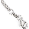 thumbnail image 4 of 14K White Gold Jbsp's D/C Beaded Bracelet (7.5 X 3) Made In Italy lf481-7.5, 4 of 6