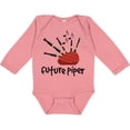 thumbnail image 3 of Inktastic Bagpiper Kids Future Piper Boys or Girls Long Sleeve Baby Bodysuit, 3 of 5