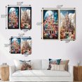thumbnail image 4 of Designart "Castles curious Wonder Pastel I" Castles Framed Wall Art Set Of 2 - Multi-Color Architecture Framed Wall Art Set Of 2, 4 of 7