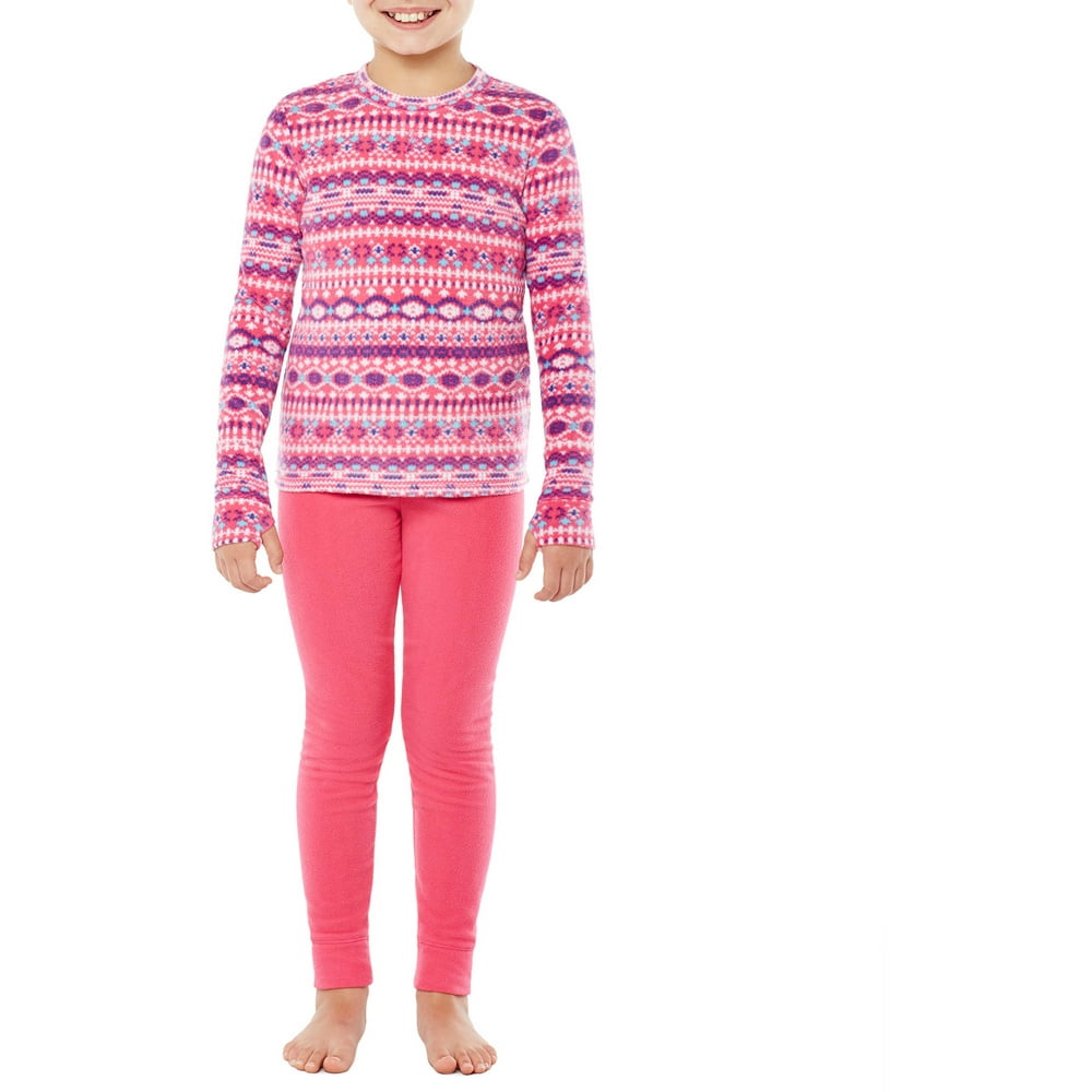 ClimateRight by Cuddl Duds - By Cuddl Duds Girls Fleece Warm Thermal ...