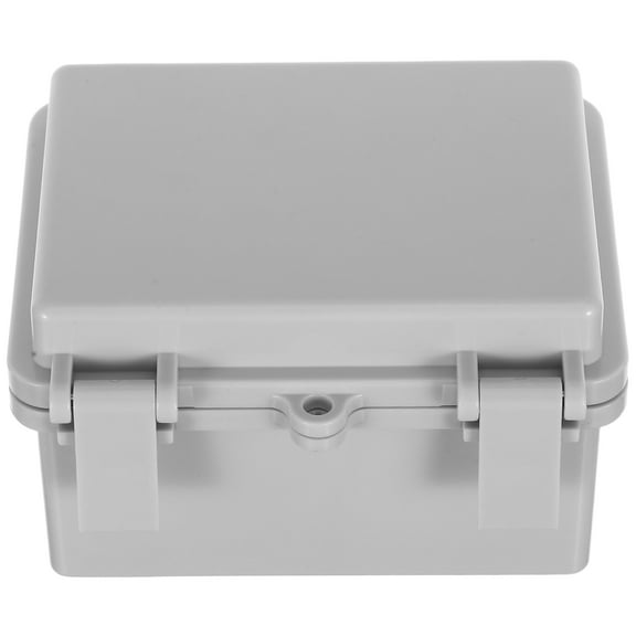 Homoyoyo Weatherproof Grey Plastic Junction Box Electrical Enclosure for Outdoor Home Use, and Secure, 1 Set
