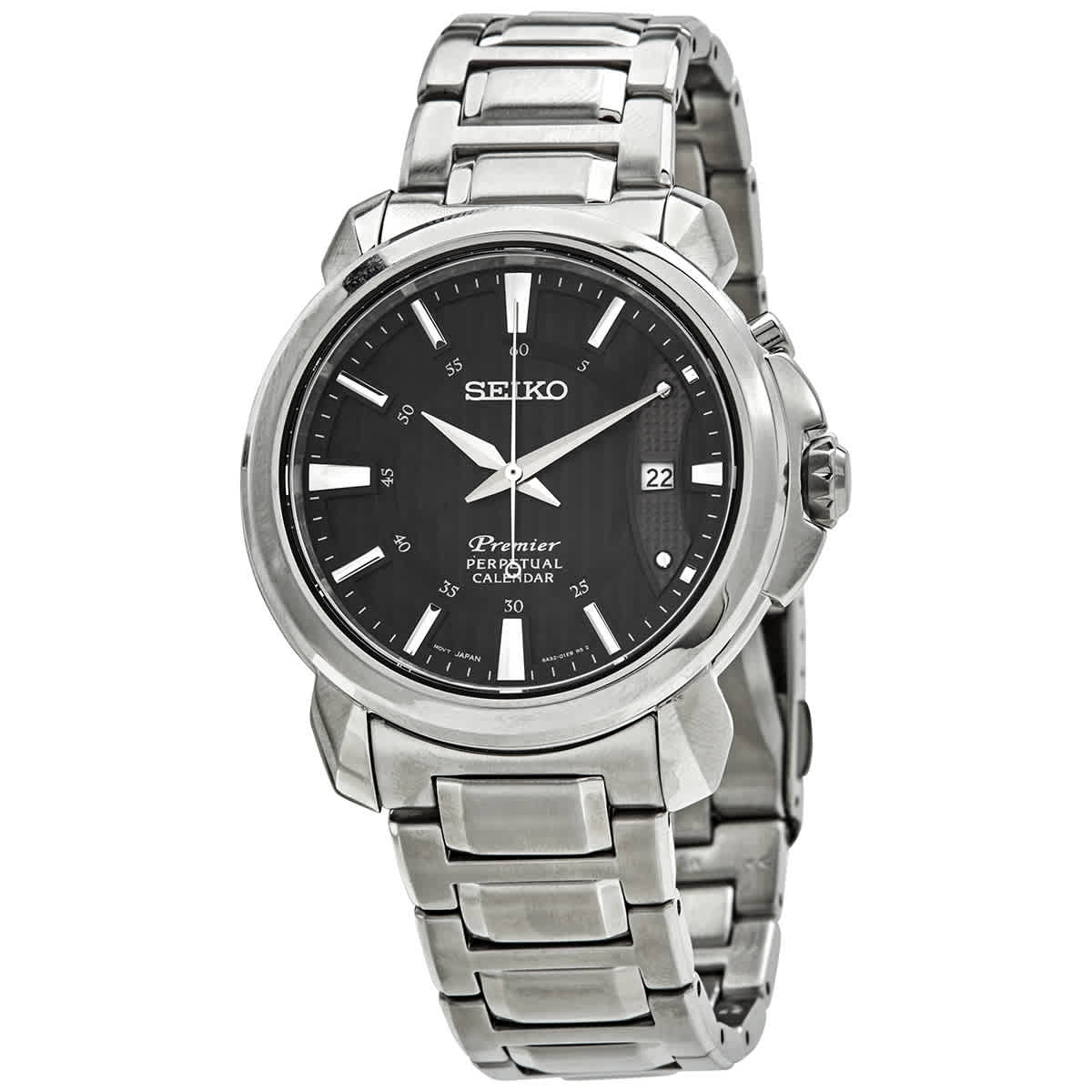 Seiko Seiko Premier Perpetual Quartz Black Dial Men s Watch SNQ159 seiko-seiko-premier-perpetual-quartz-black-dial-men-s-watch-snq159