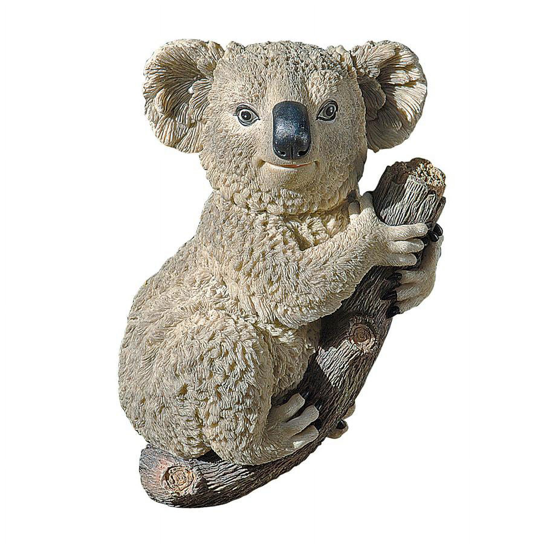 Design Toscano Kletterner Koalabär Figur - 2er Set Dekofiguren Für Garten & Wohnbereich
