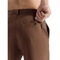 thumbnail image 6 of MIER Men's Flat Front Stretch Golf Shorts, 9 Inch Lightweight Shorts with 4 Pockets for Travel Hiking Casual, Brown, 38W x 9L, 6 of 7