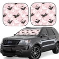 thumbnail image 1 of Vsdgher Swan And Flowers2 Print Car Windshield Sun Shade, Reflective Sunshade Window Sunshade Sun Visor Protector Fit for Cars,Trucks,SUVs-Medium, 1 of 6