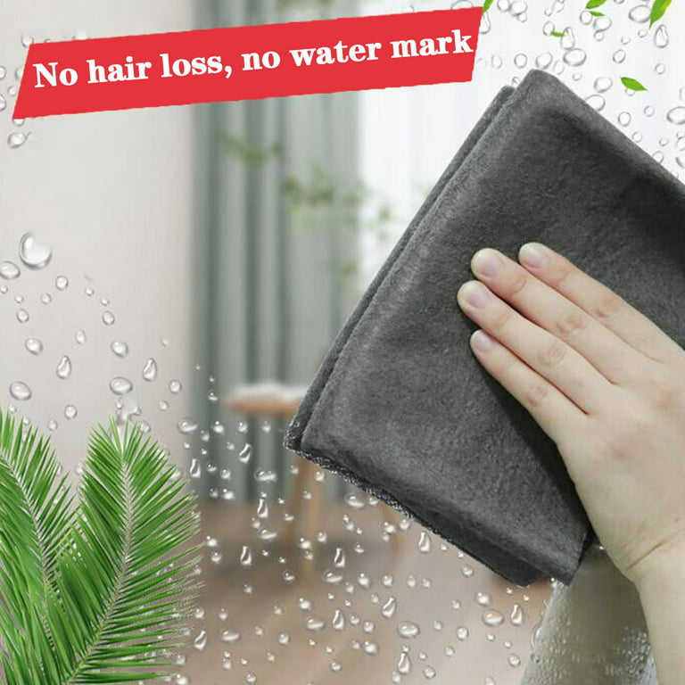 2/5X Thickened Magic Cleaning Cloth Streak Free Microfiber Cleaning Rag  Reusable