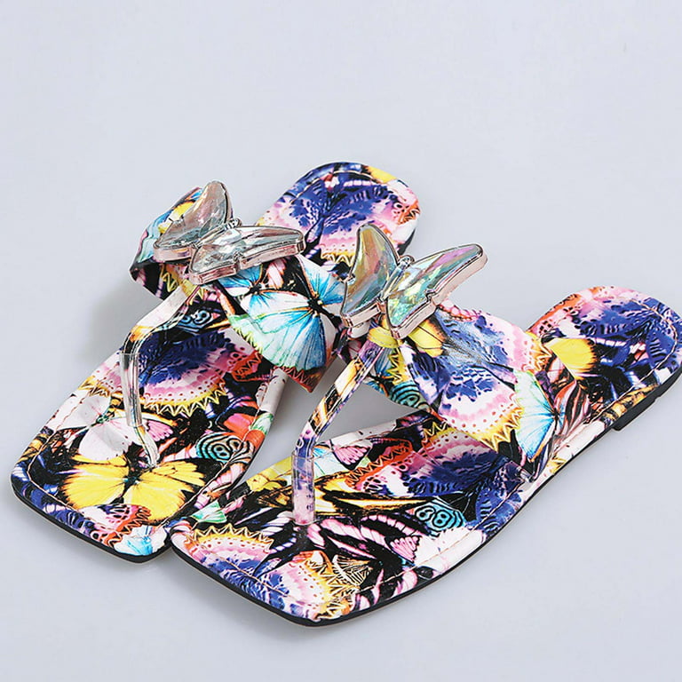 Mchoice Colorful Sandals Gibobby Women's New Women Comfy Platform Sandal  Shoes Summer Beach Travel Shoes Fashion Sandal on Clearance 