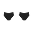 thumbnail image 4 of Guardurnaity Ropa interior Trajes de baño Menstrual a prueba de fugas Bikinis Bottoms Transpirable Absorbente Período Bragas Reutilizables Negro/L 2piezas, 4 of 6