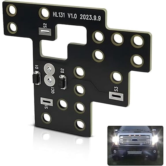 Lights Module 6 High Mod, for GM Low Beams High Beams & DRL Light On Simultaneously Compatible with 2003-2007 Chevy Silverado GMC Sierra 1500/2500/3500 Classic