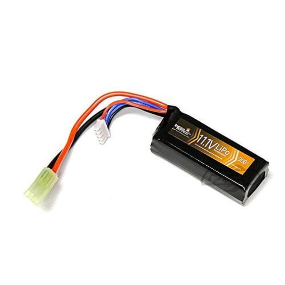 Lancer Tactical 11.1v 900mAh 3s 15c Compact Lithium Polymer Battery  LiPO High-Output Stick Battery for AEG Rifles