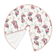 thumbnail image 2 of KLL Flamingos Tribal Christmas Tree Skirt 36" ,Party Decorations Farmhouse for Christmas Decorations Holiday Party, 2 of 6