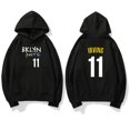 thumbnail image 4 of Sudadera con capucha estampada de baloncesto para hombre, de manga larga Sudadera con capucha, ropa Harajuku de moda, Top de manga larga con personalidad de Color sólido, 4 of 5