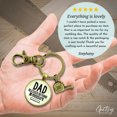 thumbnail image 3 of Dad Tool Gutsy Goodness Bronze Keychain Blessed DIY Tape Charm Best Life Father From Daughter Gift, 3 of 8