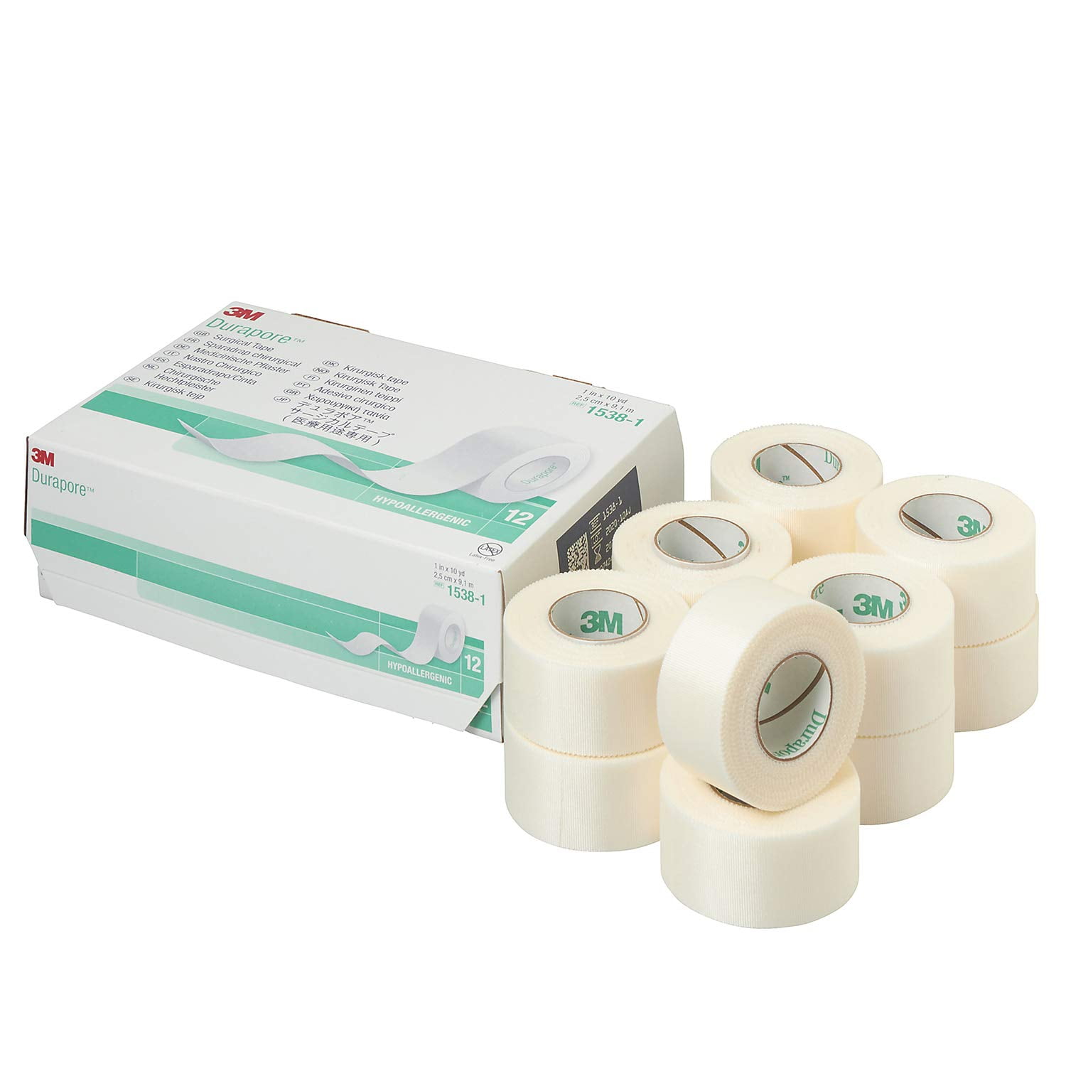3M Durapore Surgical Tape 3 x 10 Yd 1538-3, 1 Box, 4 Rolls/Box, 3 Inch X 10  Yard - City Market