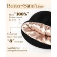 thumbnail image 2 of Gorro YANIBEST de punto con forro satinado de invierno para mujeres y hombres, 2 of 6