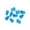 Blue, variant on 10pcs/lot Candy Color Resin Mini Bear Charms For DIY Jewelry Making Accessories-Clear