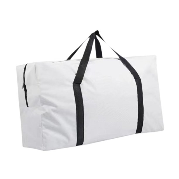 Bolsa de transporte para herramientas de barbacoa, plegable, para mesa de camping, portátil, con asas White 70CMX21CMX39CM