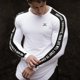 thumbnail image 3 of Camiseta de manga larga de culturismo para hombre, camiseta informal ajustada a la moda para hombre, camisetas de entrenamiento de fitness para gimnasios para hombre, camisetas de marca para correr, 3 of 5