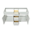 thumbnail image 5 of Ariel Hamlet 60 In. Double Sink Base Cabinet In Grey, 5 of 11
