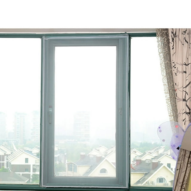 Riforla Anti-Mosquito Window Screens Self-adhesive Mosquito Net Mesh Home Decor Mosquito Control White