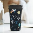 thumbnail image 6 of Goofa Space for Insulated Travel Coffee Mug Spill Proof Leak Proof 16 OZCoffee Tumbler Reusable Coffee Cups with Lids Thermos for Hot and Cold Drink, 6 of 8