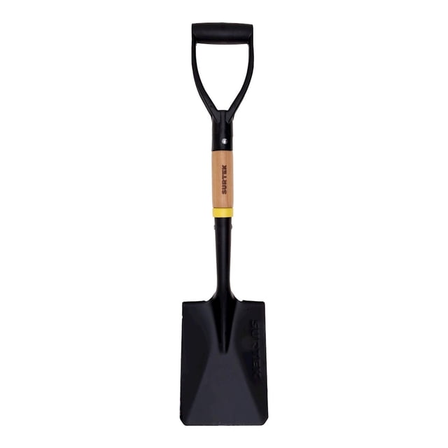 Pala Cuadrada Cajuelera Surtek Metal Negro 73X15 Cm