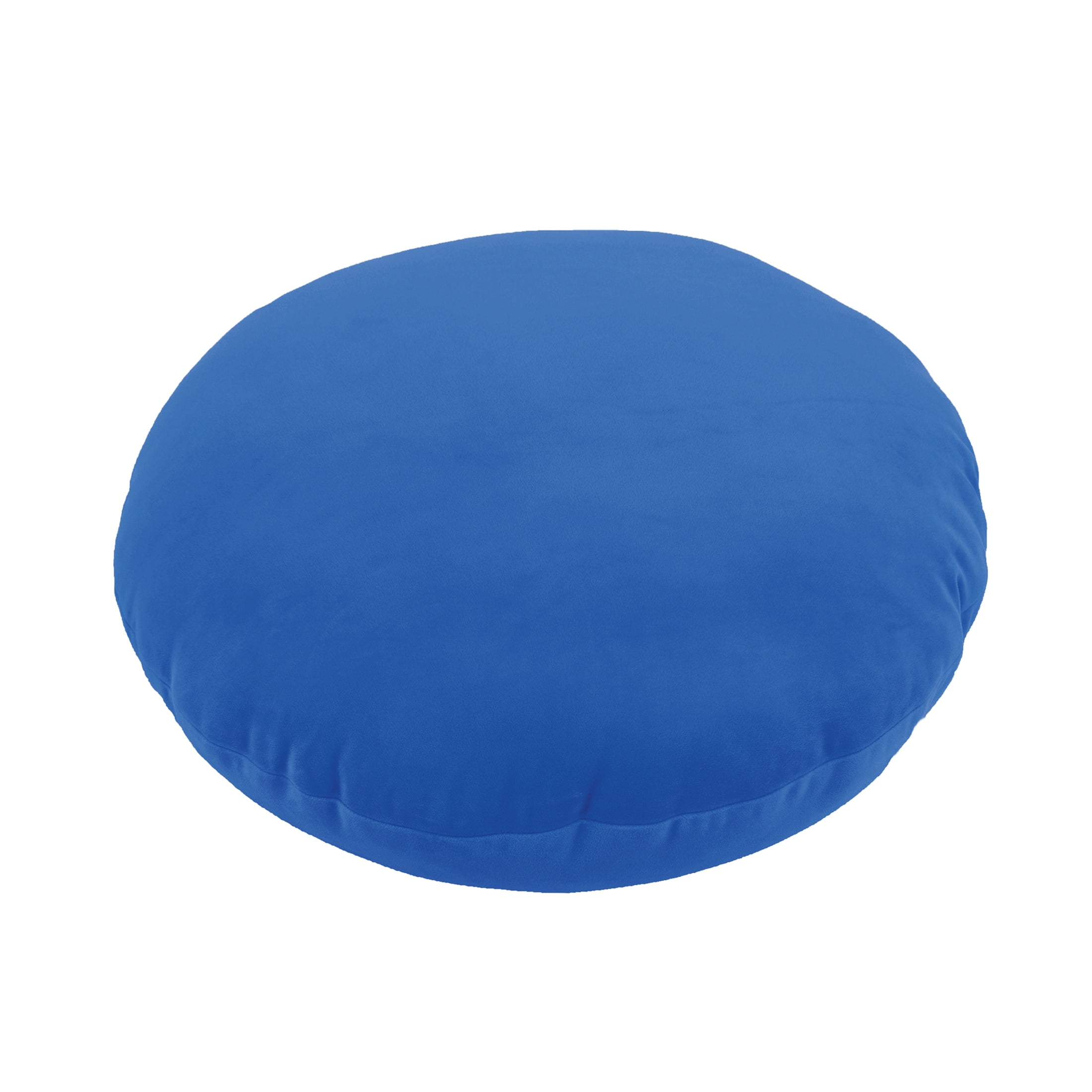 Mainstays 21" x 21" Cobalt Blue Squishy Extra Soft Round Decorative Pillow