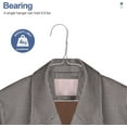 thumbnail image 2 of SPECILITE Metal Wire Hangers 200 Pack with Groove, Space Saving Clothes Hanger Non Slip 16.7in for Adults and Children, 2 of 7