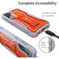 thumbnail image 3 of FITO For Samsung Galaxy S21 5G Case, Full-Body Phone Case with Kickstand (Orange), 3 of 8
