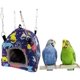 thumbnail image 5 of Loro ardilla guarida de algodón de invierno Bolsa de miel hámster volador mi vecino Totoro erizo Disponible con forro de terciopelo grueso Nido cálido colgante, 5 of 5