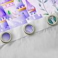 thumbnail image 4 of Feelyou Mystic Princess Castle Curtains Pack of 2 (42x84 Each), Watercolor Floral Purple Curtains Blackout, Teens Kids Girls Women Bedroom Curtains, Window Curtains Home Decor, 4 of 6