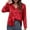 Red, variant on felwors Satin Blouses for Women Elegant Silk Button Down Shirts Long Sleeve Dressy Shirt Business Casual Tops (M, Red)