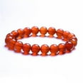 thumbnail image 4 of Clearance!Handmade Gemstone Stretch Elastic Bracelet Crystal Healing Reiki Nature's Beauty and Spiritual Essence Unisex (10mm, Carnelian), 4 of 8