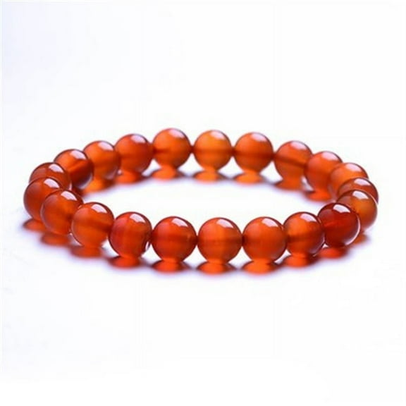 HomeKingdee Natural Red Agate Bracelet with 6-20mm Beads - Versatile Design for Everyday Wear, Special Occasions, and Gift Giving