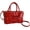 Red, variant on Kukuzhu Hobo Bag Women PU Leather Tote Bag Chic Fashion Top Handle Bag Large Crossbody Shoulder Bag