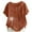 Brown B, variant on Edvintorg Ladies Tops and Blouses Spring Summer Crew Neck Short Sleeve Casual Shirts Vacation Outfits for Women
