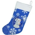 thumbnail image 2 of Caroline's Treasures Great Dane Winter Snowflakes Multi-color Christmas Stocking, with Soft Suede Fabric 18", 2 of 2