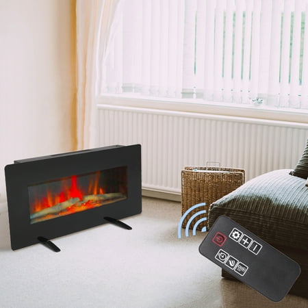 Electric Fireplace Space Heater Wall Hanging Fireplace Stove With