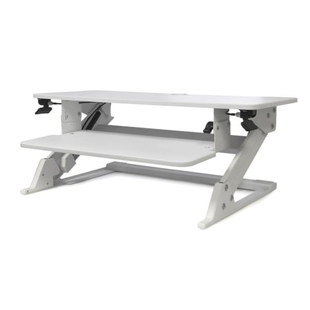 UPC: 0709979291425 | Life Flo LifeFlo Ergonomics Clarity Sit or Stand Workstation for Desktop 6.2 H x 35.4”W x 23.2”D