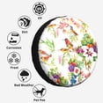 thumbnail image 6 of Kdxio Birds And Flowers for Tire Cover Wheel Protectors Tyre Covers Weatherproof Wheel Covers Universal Fit for Trailer Rv SUV Truck Camper Travel Trailers 17 inch, 6 of 8
