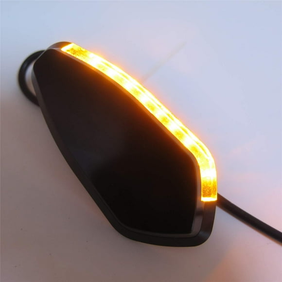 SMT- Classic Black Motorcycle LED Signal light Mirror Block Off Base Plate Compatible with 1999-2007 R6 Yzf-R6 Yzfr6 Billet Aluminum Made [P/N: MT222-013A]