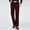 #Wine, variant on DPTALR Men's Solid Color Middle aged Corduroy High Waist Trousers with Button Zipper Pockets,Black Big and Tall Men XL
