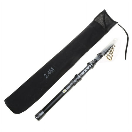 WINDLAND Carbon Fiber Fishing Ultralight Telescopic Spinning Ring Rod Fishing Stick