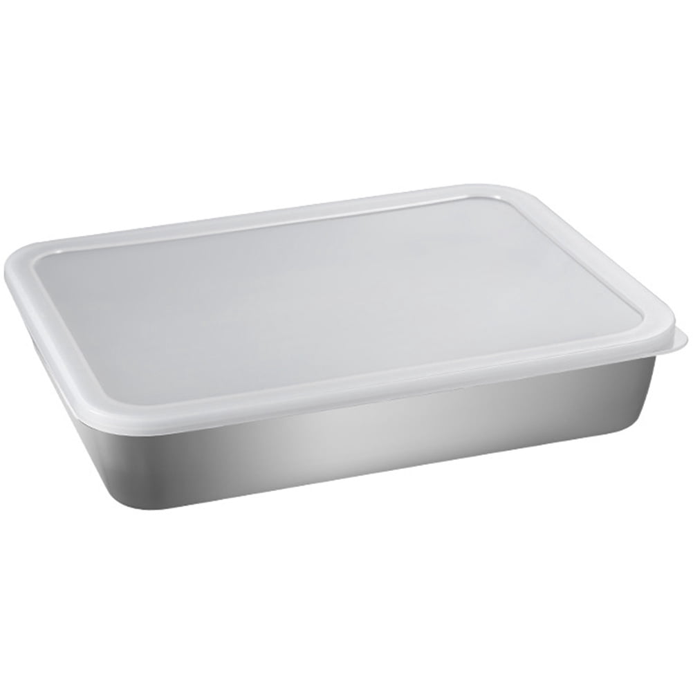 TUIBELYN Stainless Steel Baking Sheet Set with Cooling Rack and Lid, Non-Stick Oven Bakeware for Cooking and Baking
