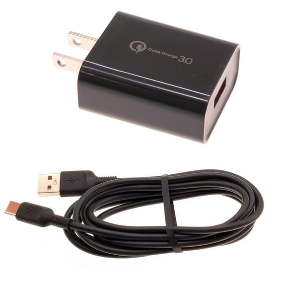 18W Fast Home Charger for Samsung Galaxy XCover6 Pro Phone - 6ft Long USB-C Cable Type-C Cord USB Wall Adapter Power Wire Quick Charge QC3.0 Wall Power K7R Compatible With Galaxy XCover6 Pro Model