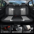 thumbnail image 4 of Car Seat Covers Full Set Custom Fit for Toyota Corolla 2000-2026 - Premium Faux Leather Auto Protectors with Waterproof, Breathable, Anti-Slip Car Seat Protectors (BlackGray,Full Set), 4 of 8