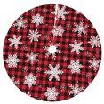 thumbnail image 1 of Faldón para árbol de Navidad MOLIAN 36 Traditional con copos de nieve Des, 1 of 7