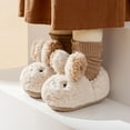 thumbnail image 7 of UngA Toddler Rabbit Winter Slippers - Soft Plush Indoor Bunny Slippers for Girls & Boys Slippers Toddler Boy Girl White,13(Toddler/Little Kid/Big Kid), 7 of 7