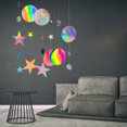 thumbnail image 4 of Guirnalda de papel de estrellaadornos para fiesta de cumpleañosdecoración de boda DIY (estrella redonda) Ndcxsfigh Nuevos Originales, 4 of 9