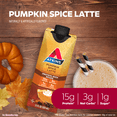 thumbnail image 3 of Atkins Limited Edition, Pumpkin Spice Latte Protein Shake, 11 fl oz, 4 Count (Ready to Drink), 3 of 9